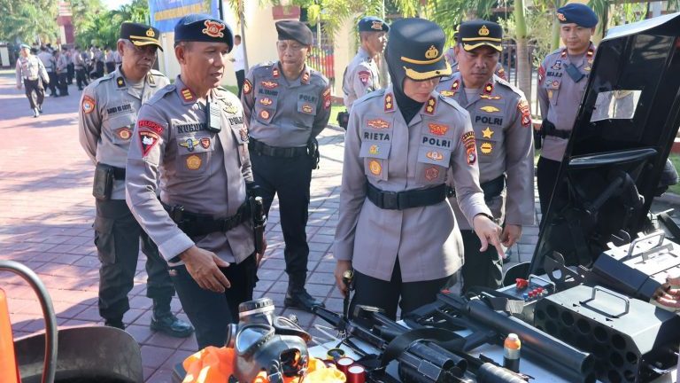 Cegah Konflik Sosial, Polres Sumbawa Siagakan Pasukan Aman Nusa I Rinjani 2026