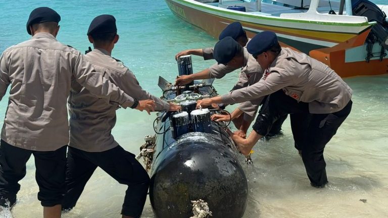 Benda Mirip Torpedo Ditemukan di Gili Trawangan, Gegana Pastikan Aman