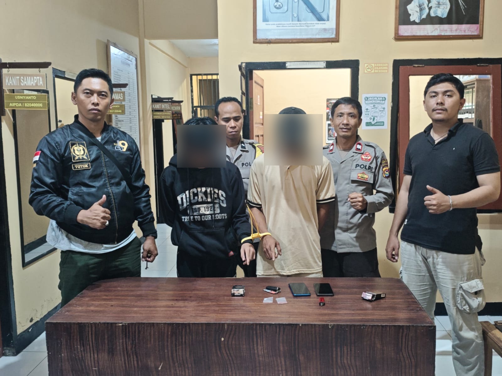 Polsek Buer Gagalkan Dugaan Transaksi Sabu, Dua Pelajar Diamankan