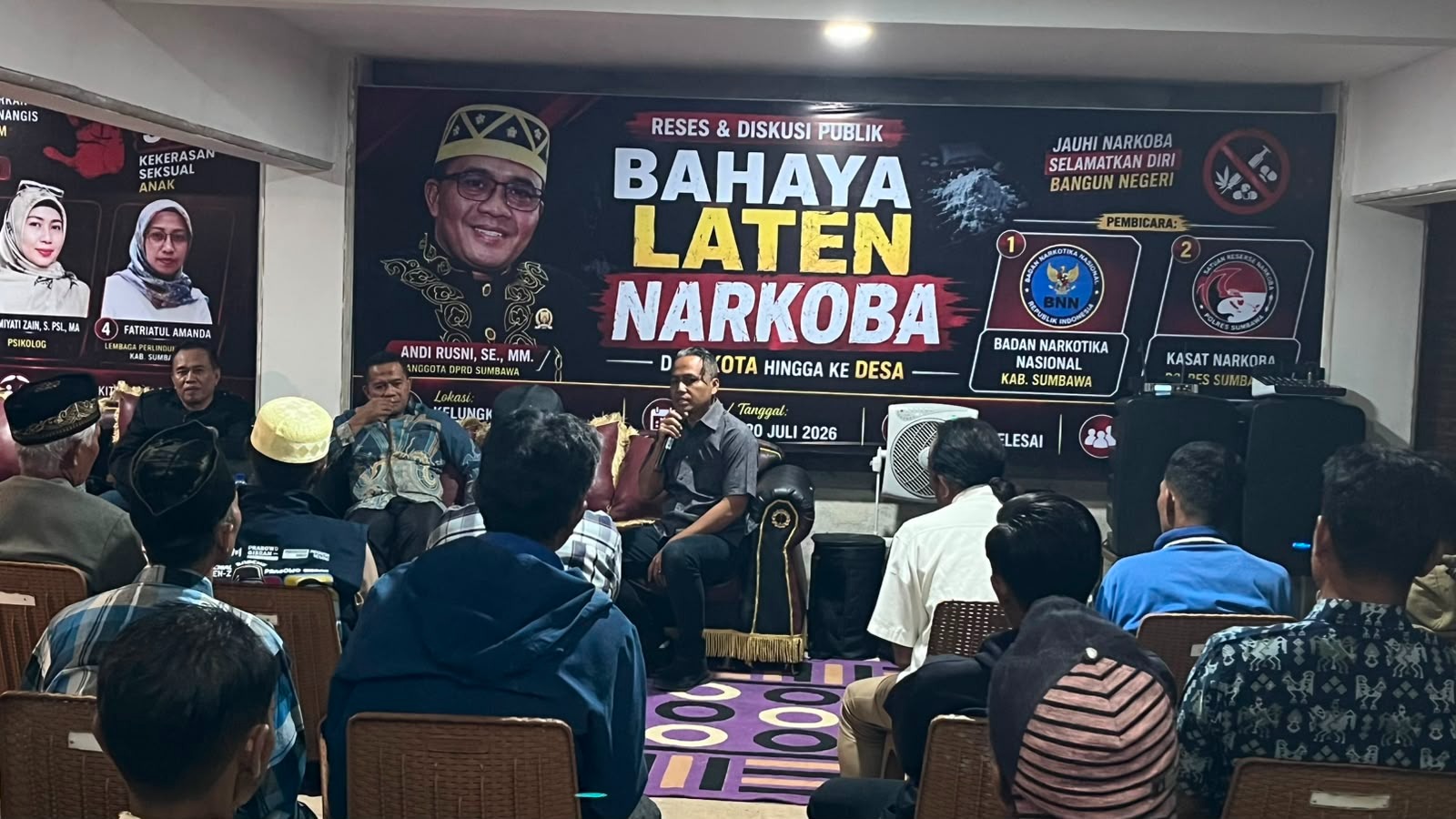 Polisi Edukasi Warga Batulanteh Lawan Narkoba